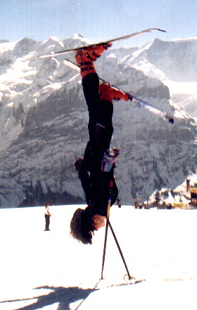 Lonny beim Schraubensalto