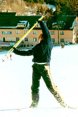 Britta in Aktion