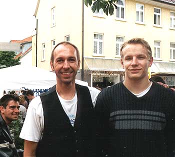 Die Flugkünstler Armin und Adam