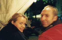 Janet und Armin beim gemütlichen Teil